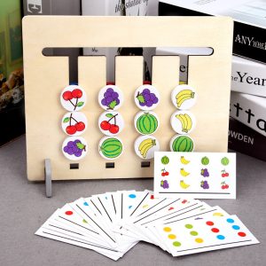 Brain Teasers Logic Game Preschool Educational Wooden Toys for Kids